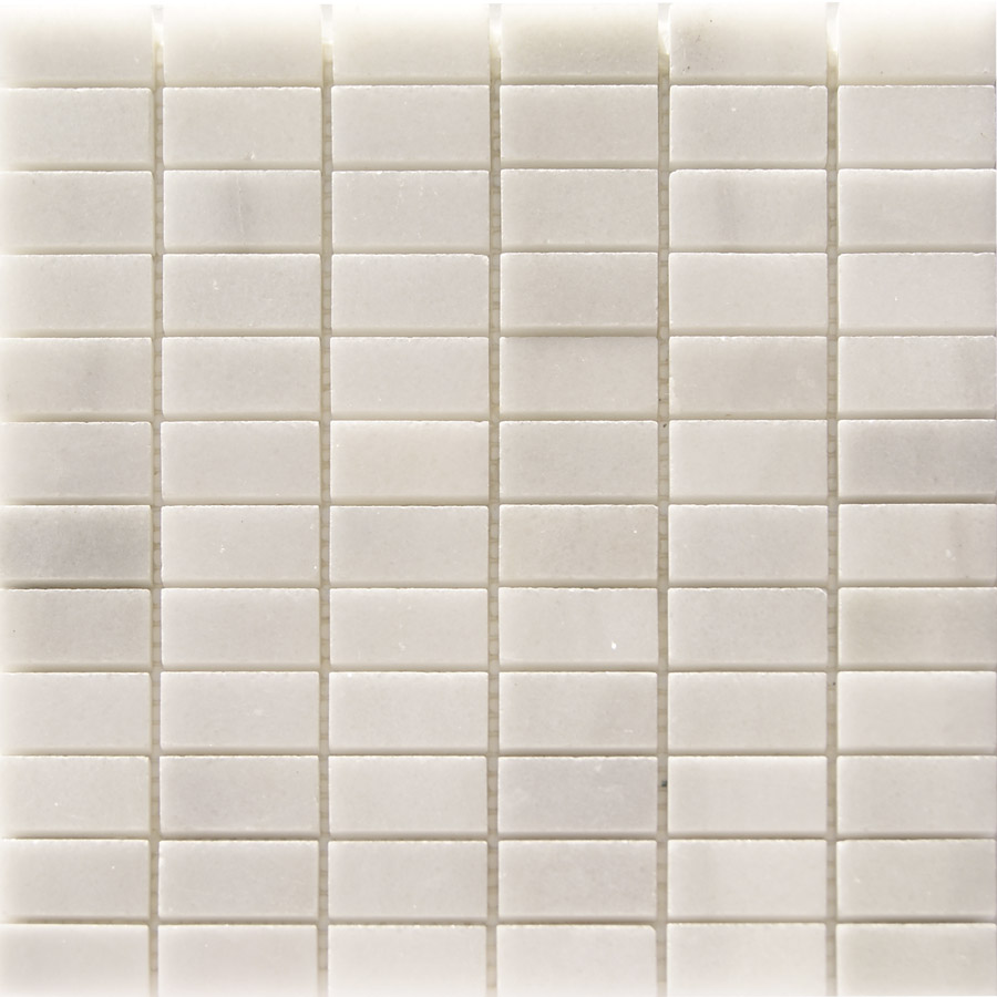  Mosaico de mármol Blanco Macael (2,3x4,7 cm)